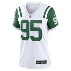Quinnen Williams New York Jets Women's Classic Alternate Game Jersey - White - Nike