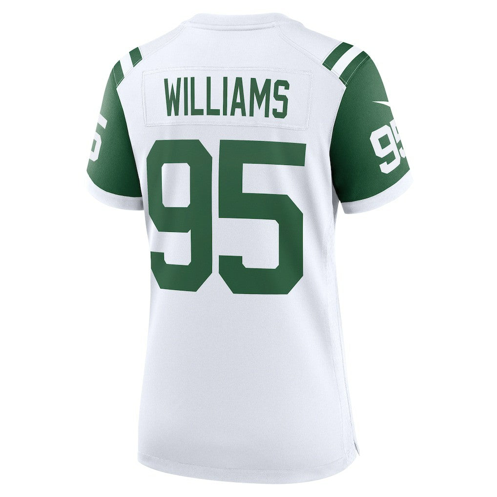 Quinnen Williams New York Jets Women's Classic Alternate Game Jersey - White - Nike