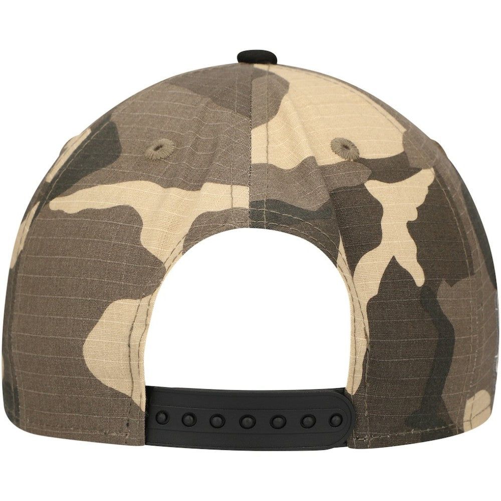 Chicago Cubs New Era Camo Crown A-Frame 9FORTY Adjustable Hat Outlet