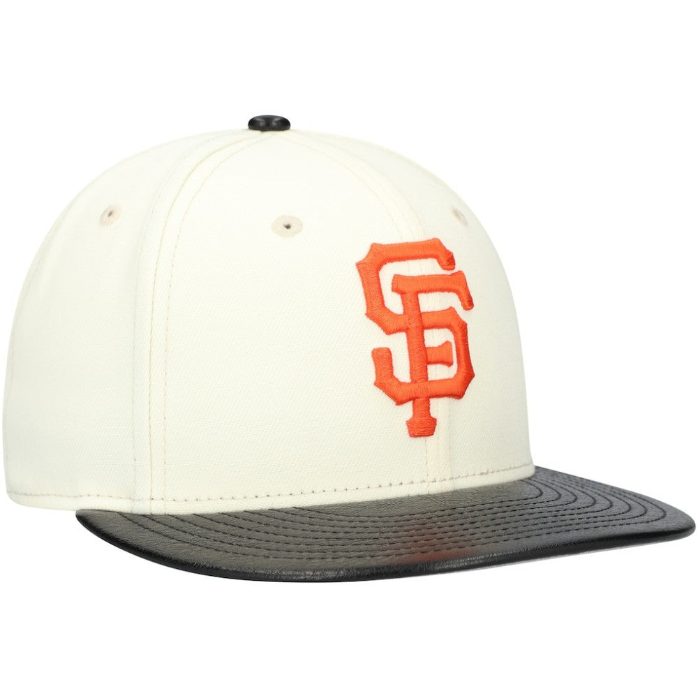 San Francisco Giants New Era Game Night Leather Visor 59FIFTY Fitted Hat Near Me