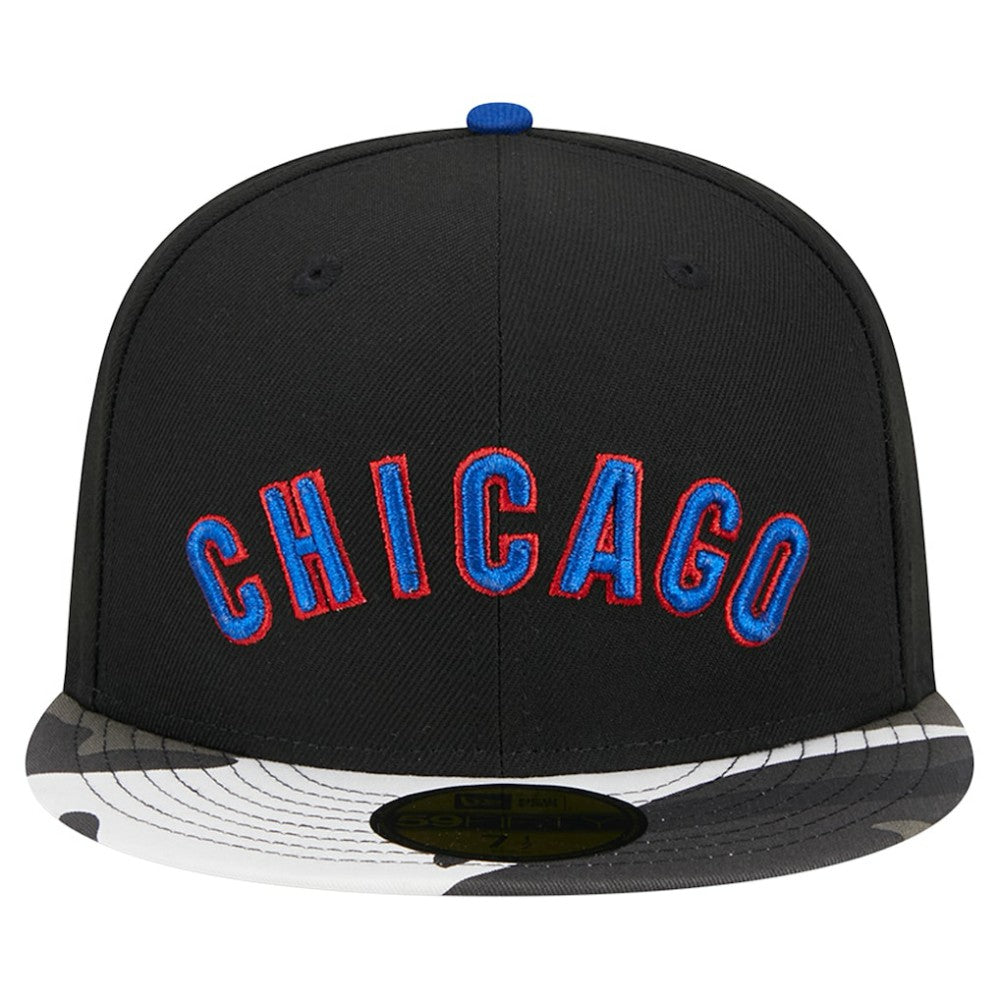 Chicago Cubs New Era Metallic Camo 59FIFTY Fitted Hat for sale