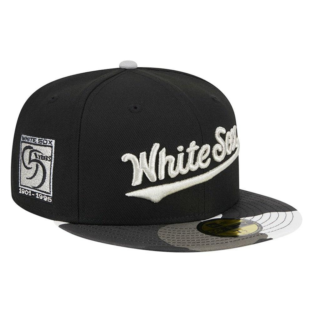Chicago White Sox New Era Metallic Camo 59FIFTY Fitted Hat for sale