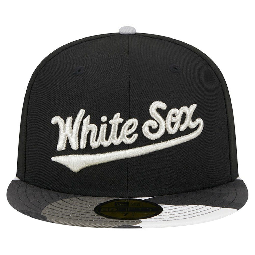 Chicago White Sox New Era Metallic Camo 59FIFTY Fitted Hat for sale