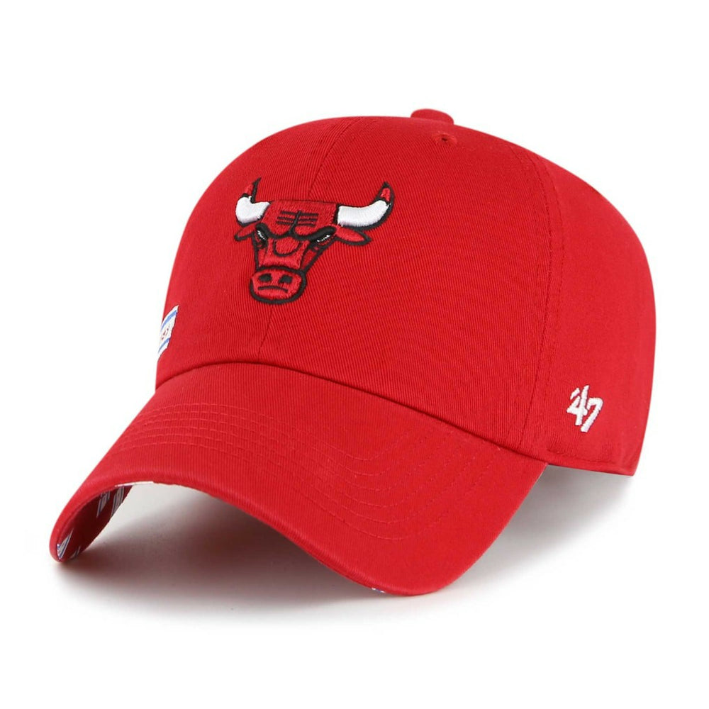 47 brand Chicago Bulls '47 Women's Confetti Undervisor Clean Up Adjustable Hat Red