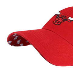47 brand Chicago Bulls '47 Women's Confetti Undervisor Clean Up Adjustable Hat Red
