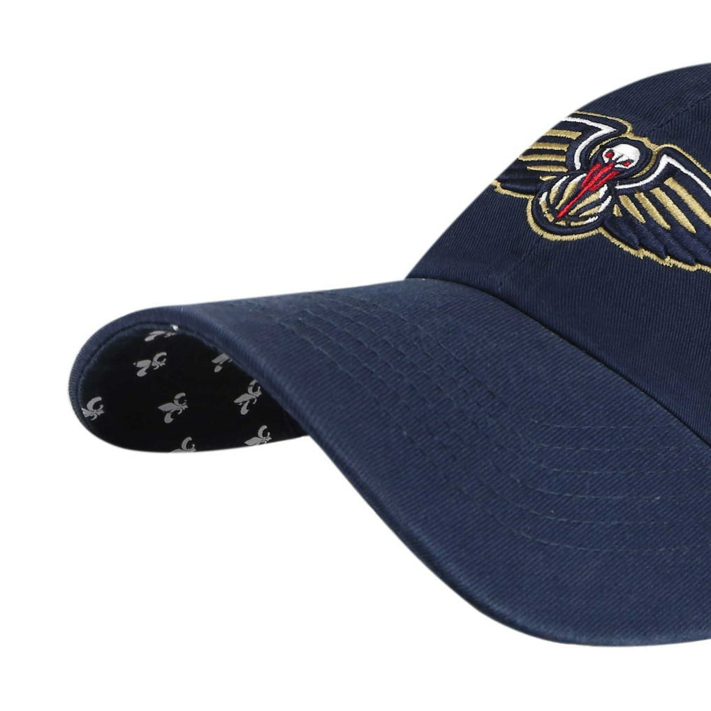 47 brand New Orleans Pelicans '47 Women's Confetti Undervisor Clean Up Adjustable Hat Navy