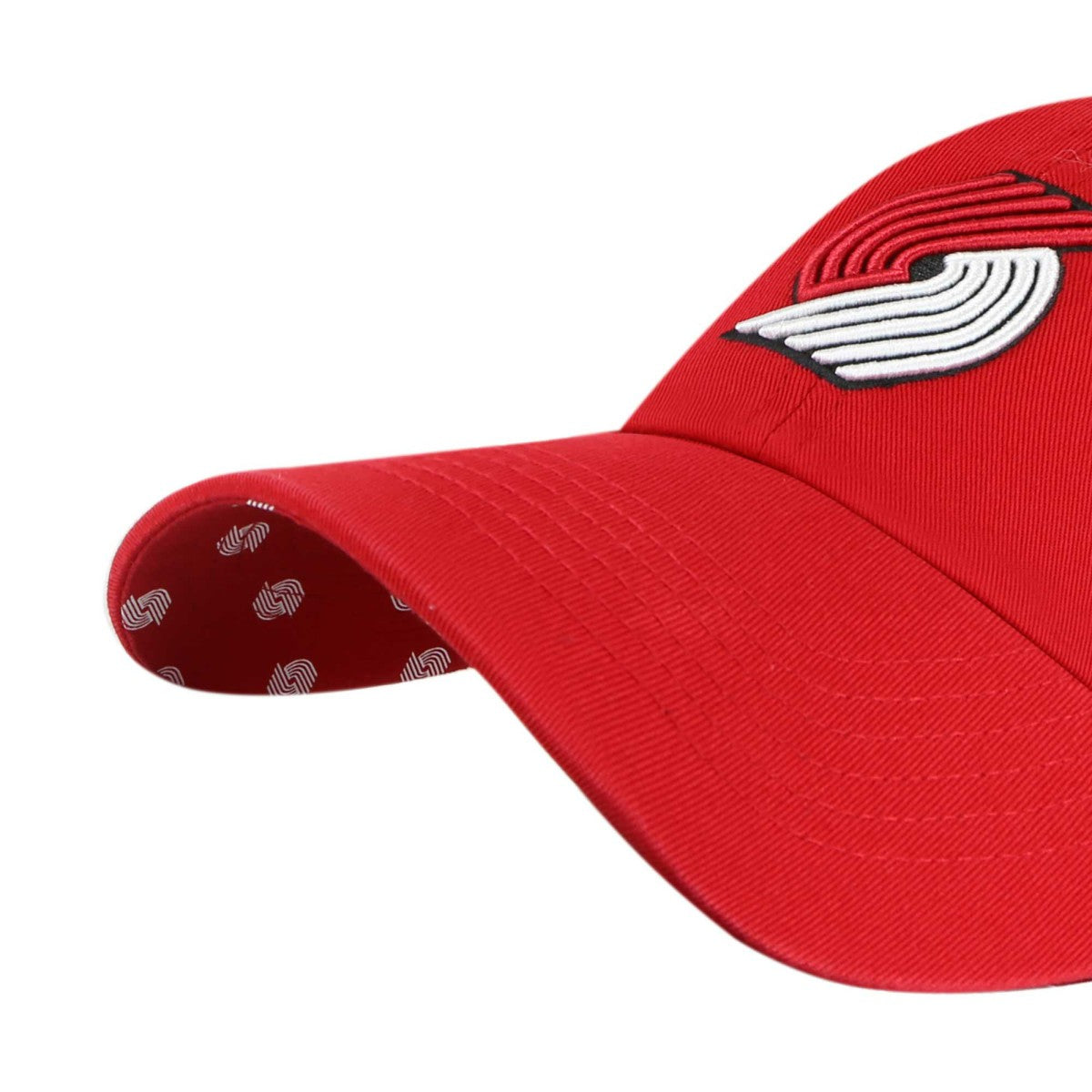 47 brand Portland Trail Blazers '47 Women's Confetti Undervisor Clean Up Adjustable Hat Red