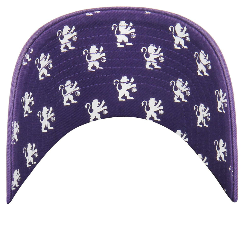 47 brand Sacramento Kings '47 Women's Confetti Undervisor Clean Up Adjustable Hat Purple