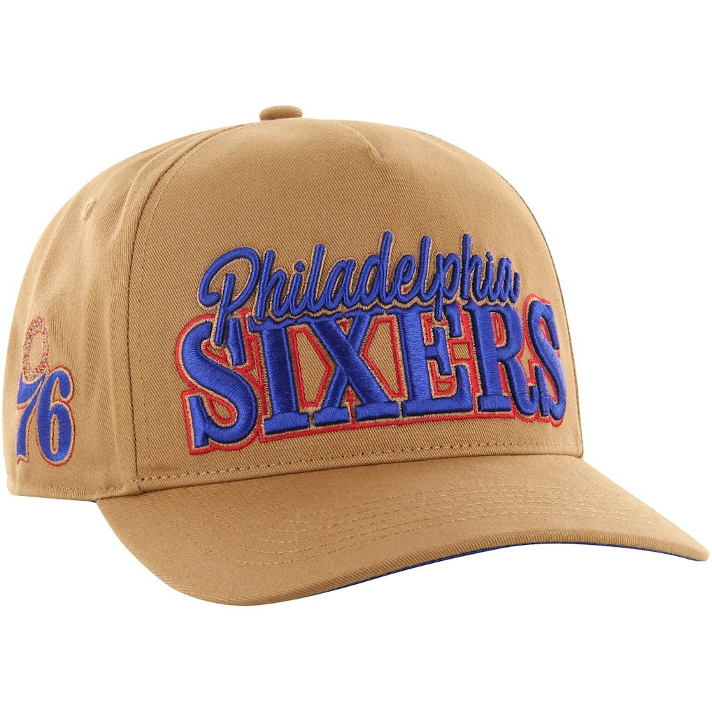 47 brand Philadelphia 76ers '47 Barnes Hitch Adjustable Hat Tan