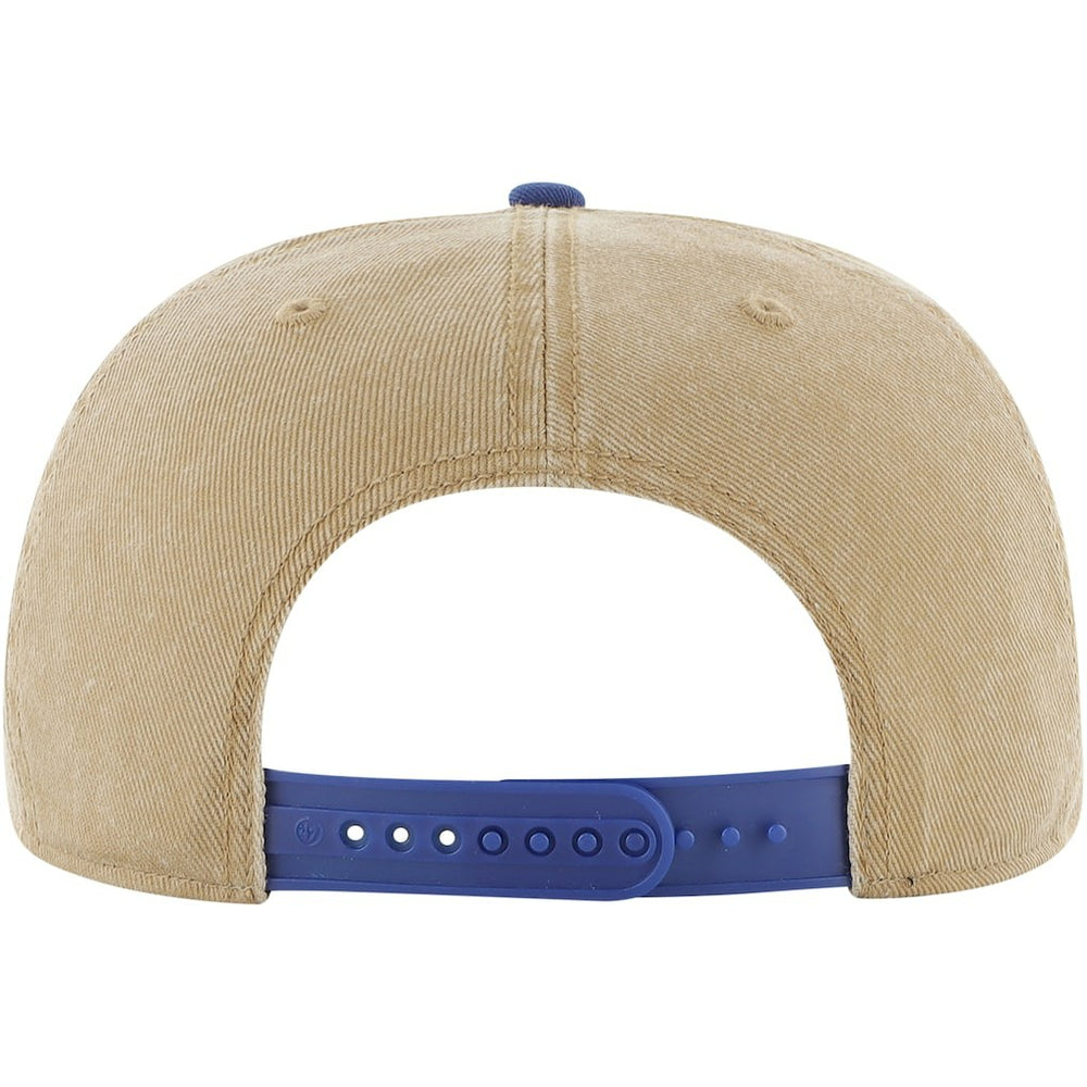 47 brand Philadelphia 76ers '47 Chilmark Captain Snapback Khaki/Royal