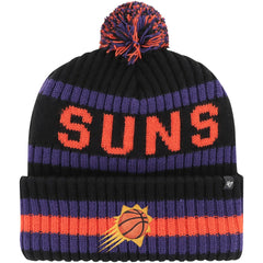 47 brand Phoenix Suns '47 Bering Cuffed Knit Hat with Pom Black
