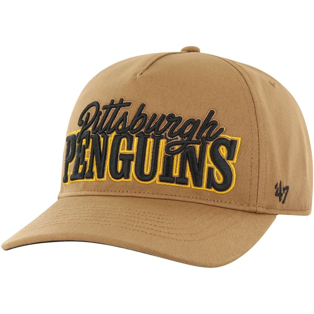 Pittsburgh Penguins '47 Barnes Hitch Adjustable Hat - Tan | 47 brand sale
