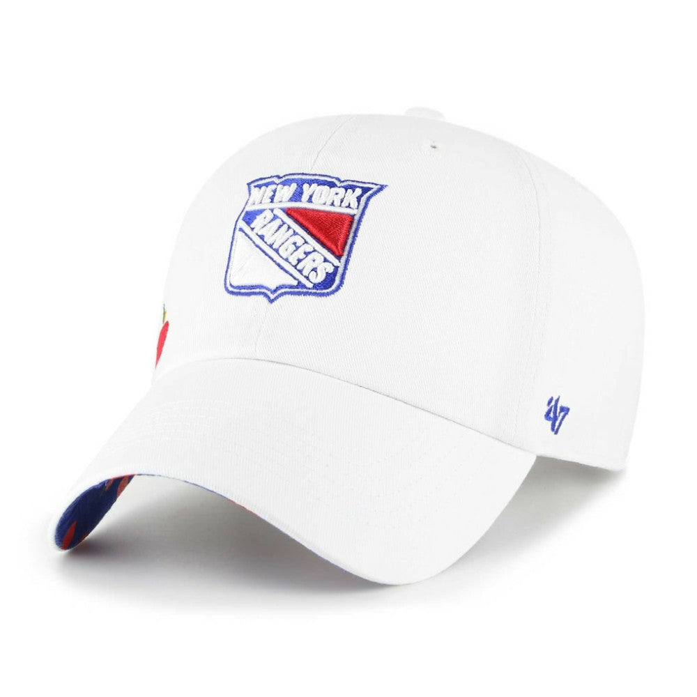 New York Rangers '47 Women's Confetti Clean Up Adjustable Hat - White | 47 brand near me