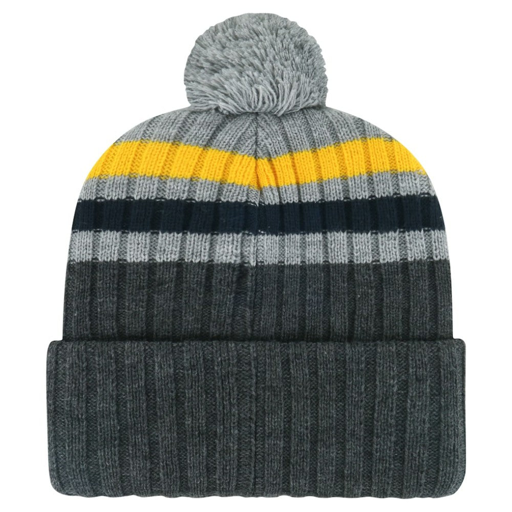 Nashville Predators '47 Stack Patch Cuffed Knit Hat with Pom - Gray | 47 brand on sale