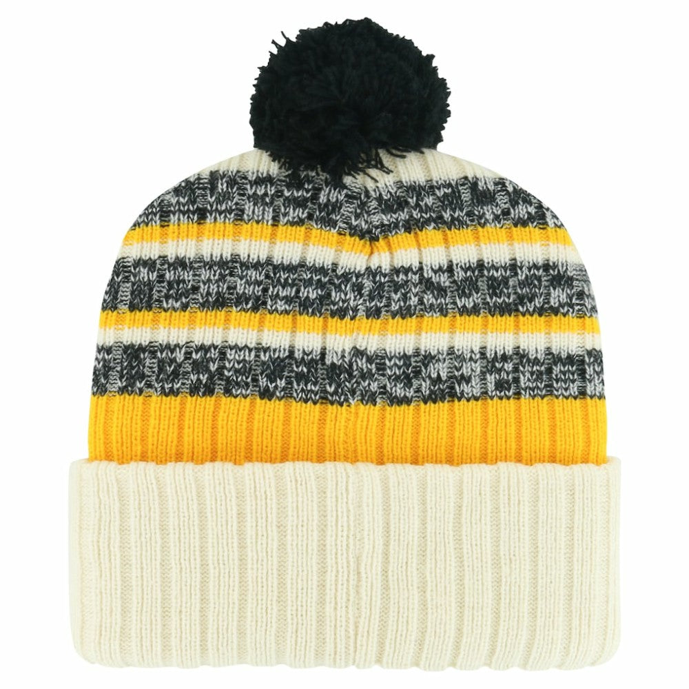 Pittsburgh Penguins '47 Tavern Cuffed Knit Hat with Pom - Cream | 47 brand Clearance