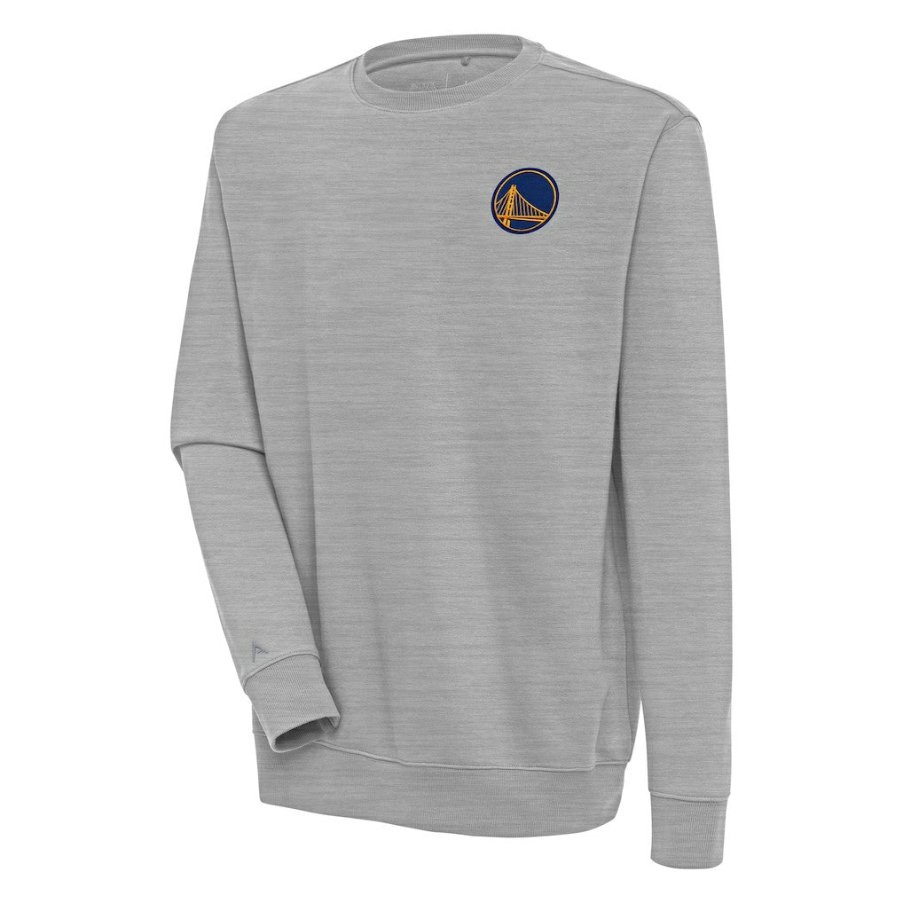 Golden State Warriors Antigua Victory Pullover Sweatshirt Heather Gray