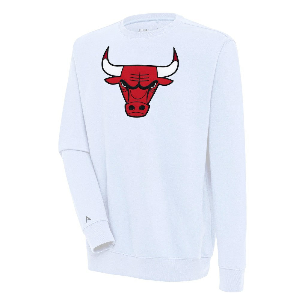 Chicago Bulls Antigua Victory Pullover Sweatshirt White