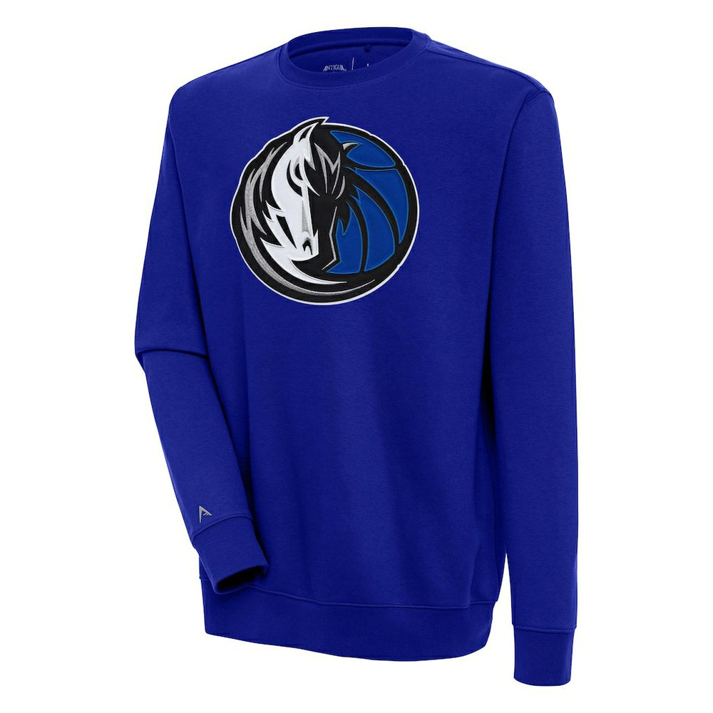 Dallas Mavericks Antigua Victory Pullover Sweatshirt Blue