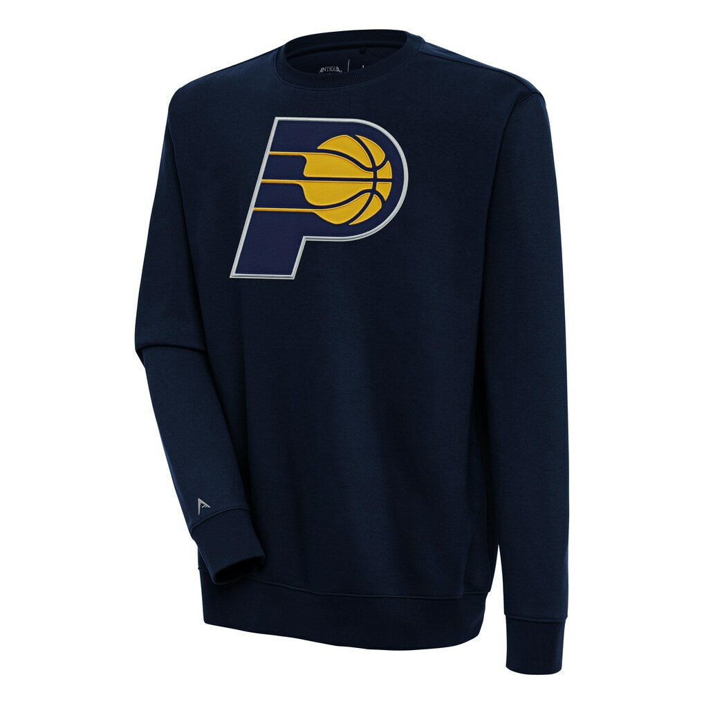 Indiana Pacers Antigua Victory Pullover Sweatshirt Navy