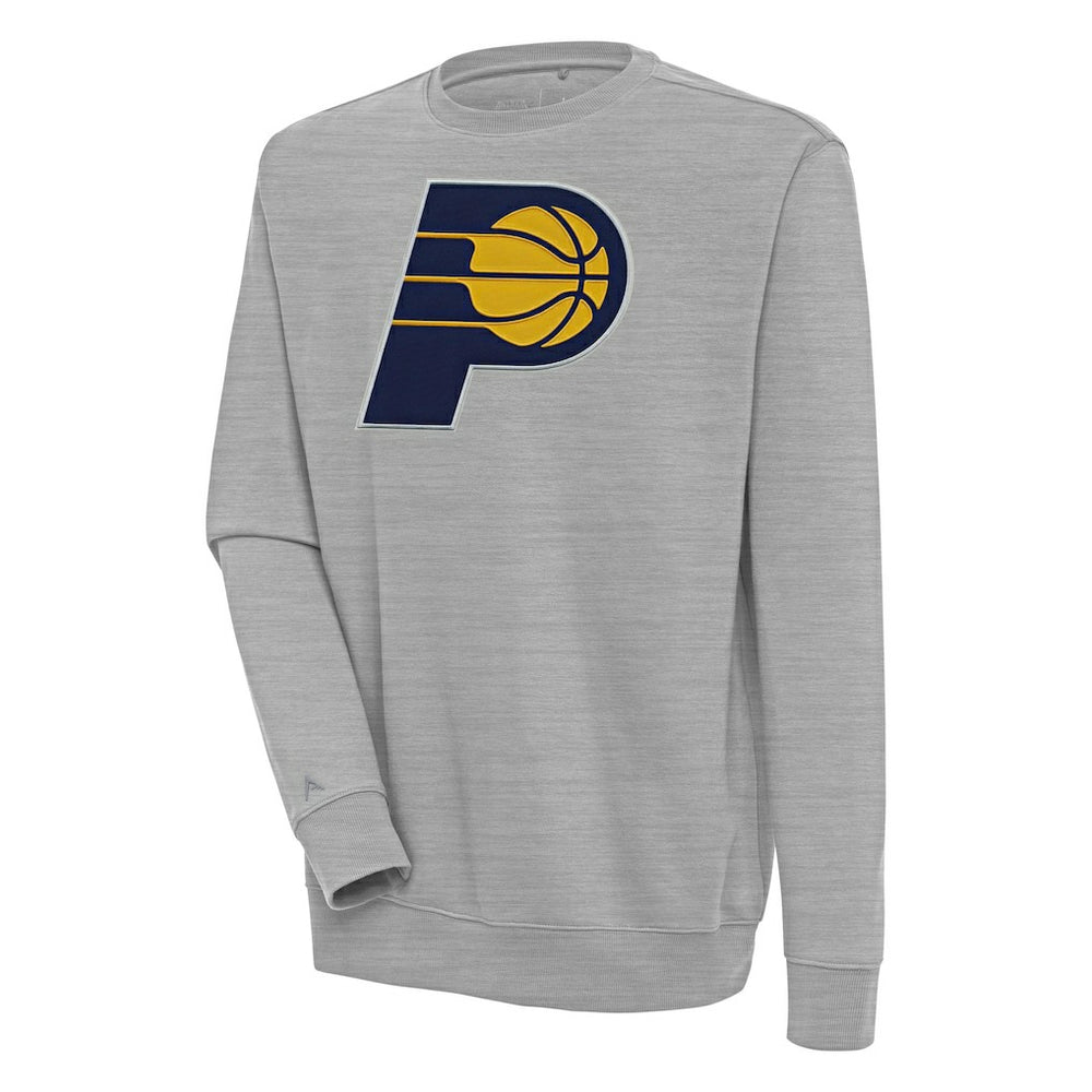 Indiana Pacers Antigua Victory Pullover Sweatshirt Heather Gray
