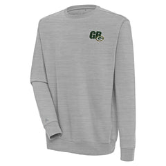 Green Bay Packers Antigua Victory Pullover Sweatshirt - Heather Gray - NFL