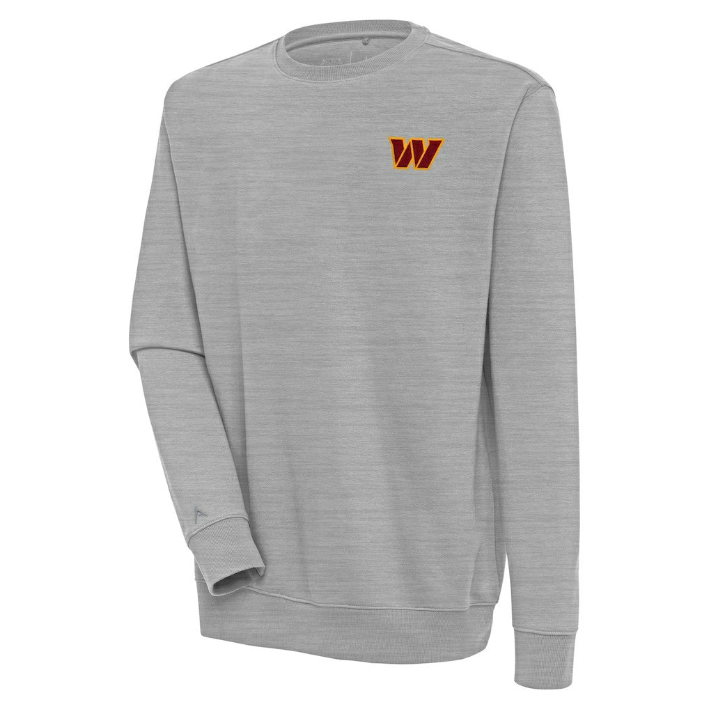 Washington Commanders Antigua Victory Pullover Sweatshirt - Heather Gray - NFL