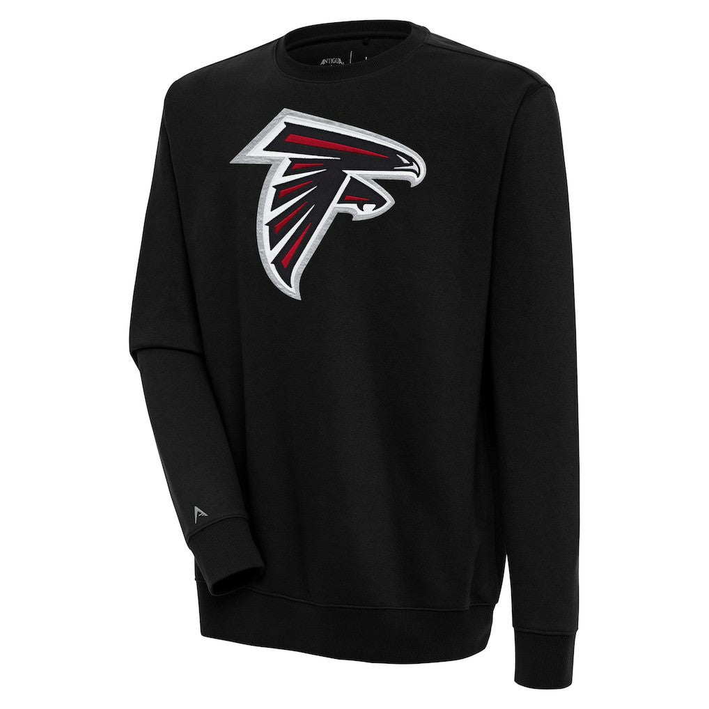 Atlanta Falcons Antigua Victory Pullover Sweatshirt - Black - NFL