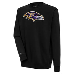 Baltimore Ravens Antigua Victory Pullover Sweatshirt - Black - NFL