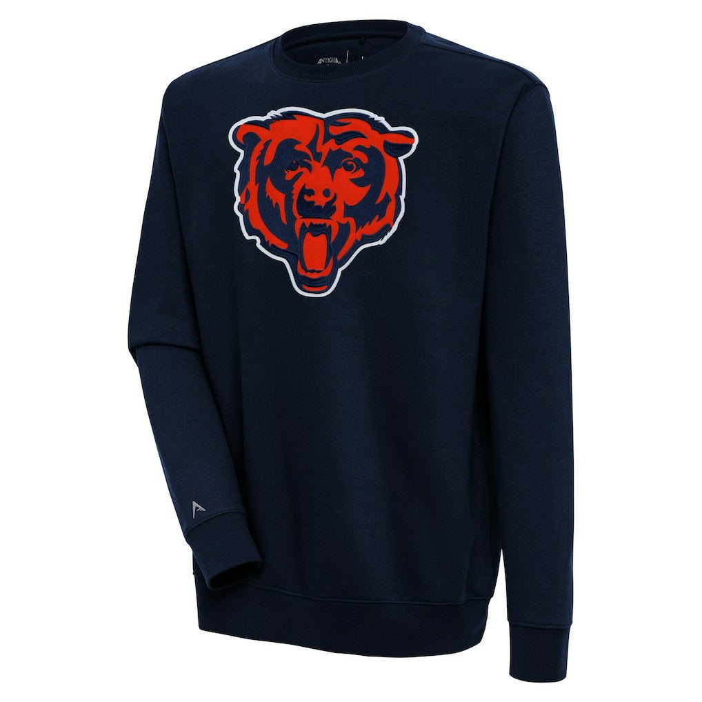 Chicago Bears Antigua Victory Pullover Sweatshirt - Navy - NFL