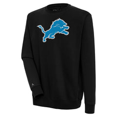 Detroit Lions Antigua Victory Pullover Sweatshirt - Black - NFL