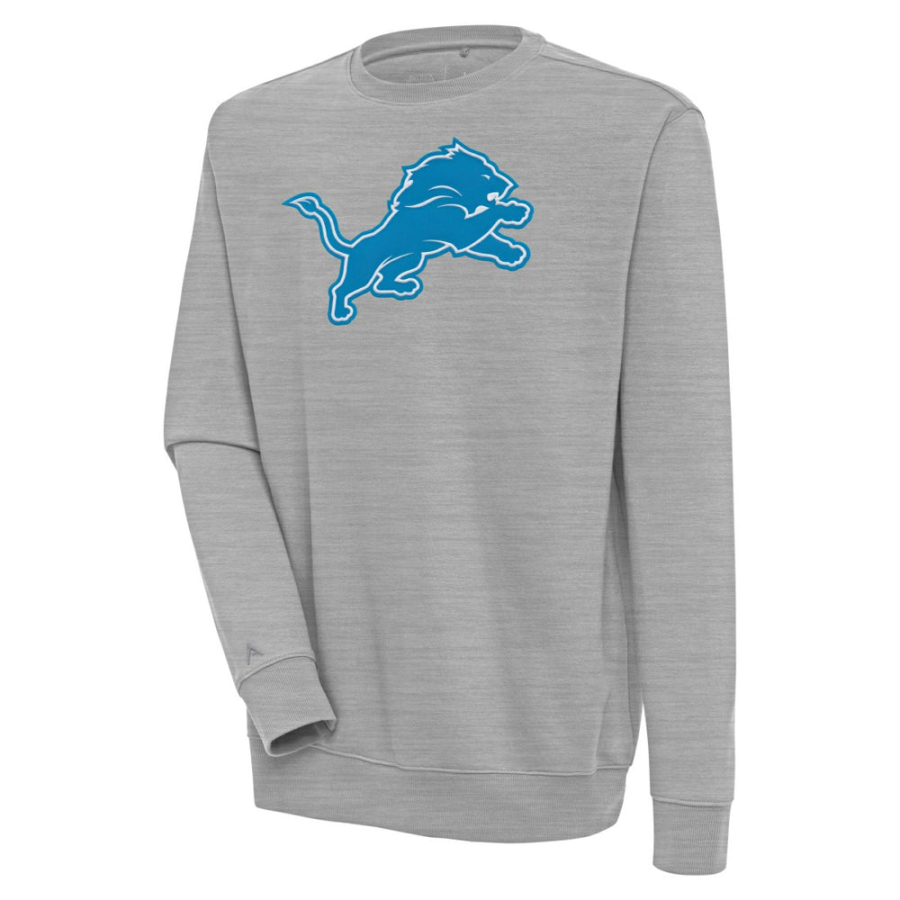 Detroit Lions Antigua Victory Pullover Sweatshirt - Heather Gray - NFL