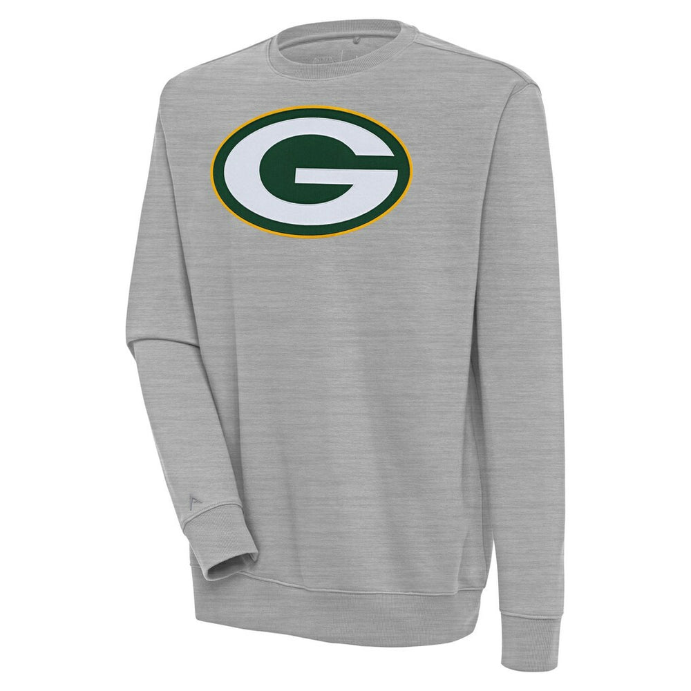 Green Bay Packers Antigua Victory Pullover Sweatshirt - Heather Gray - NFL