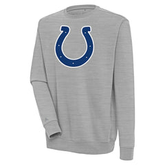 Indianapolis Colts Antigua Victory Pullover Sweatshirt - Heather Gray - NFL