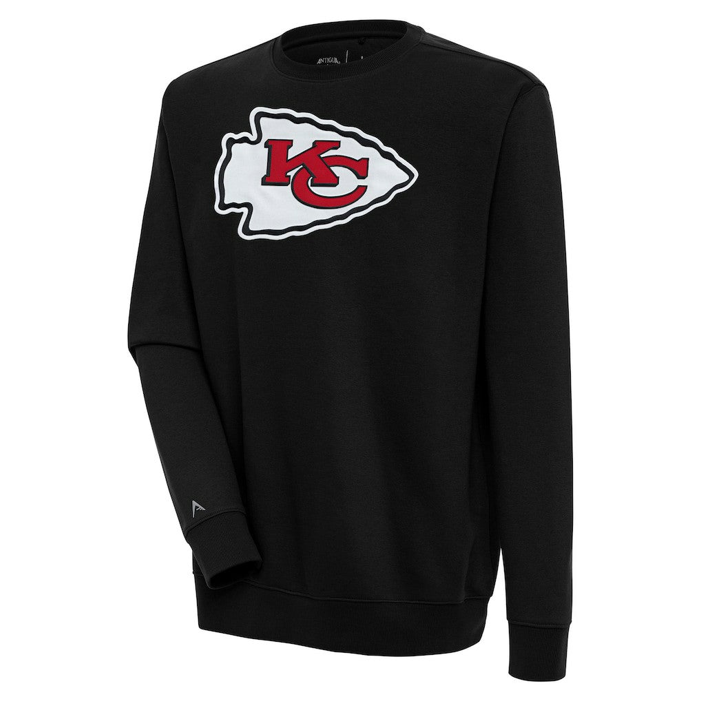 Kansas City Chiefs Antigua Victory Pullover Sweatshirt - Black - NFL