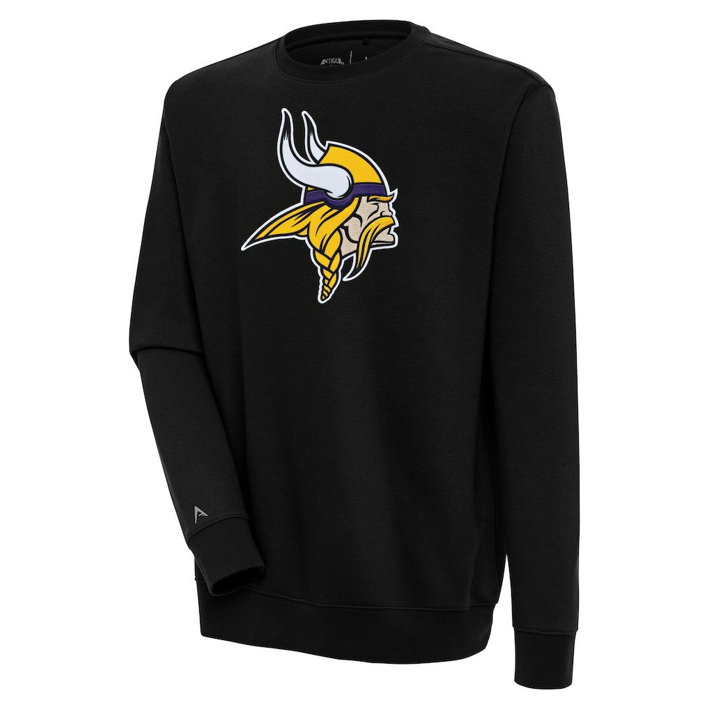 Minnesota Vikings Antigua Victory Pullover Sweatshirt - Black - NFL