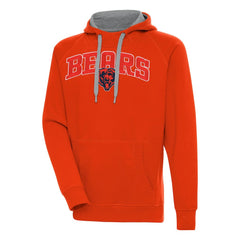 Chicago Bears Antigua Victory Pullover Hoodie - Orange - NFL