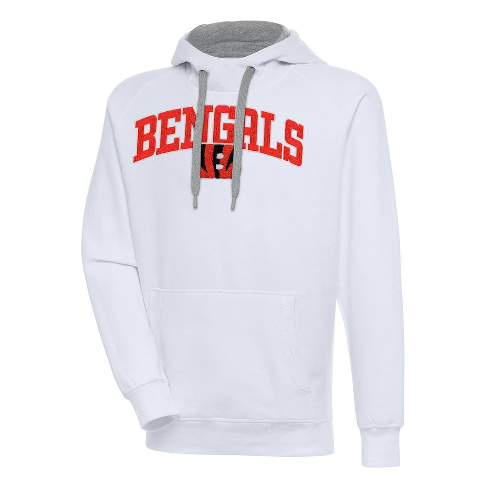 Cincinnati Bengals Antigua Victory Pullover Hoodie - White - NFL