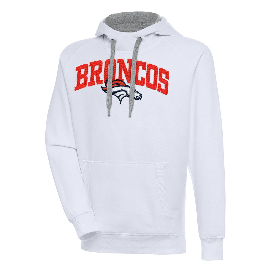 Denver Broncos Antigua Victory Pullover Hoodie - White - NFL