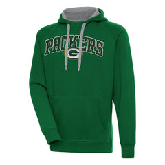 Green Bay Packers Antigua Victory Pullover Hoodie - Green - NFL