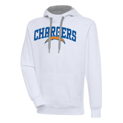 Los Angeles Chargers Antigua Victory Pullover Hoodie - White - NFL