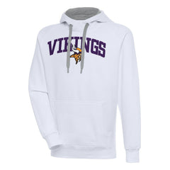 Minnesota Vikings Antigua Victory Pullover Hoodie - White - NFL