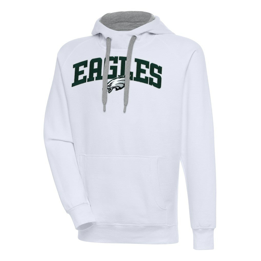 Philadelphia Eagles Antigua Victory Pullover Hoodie - White - NFL