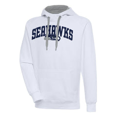 Seattle Seahawks Antigua Victory Pullover Hoodie - White - NFL