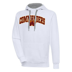 Washington Commanders Antigua Victory Pullover Hoodie - White - NFL