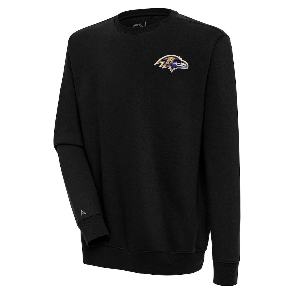 Baltimore Ravens Antigua Victory Pullover Sweatshirt - Black - NFL