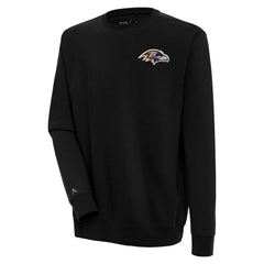 Baltimore Ravens Antigua Victory Pullover Sweatshirt - Black - NFL