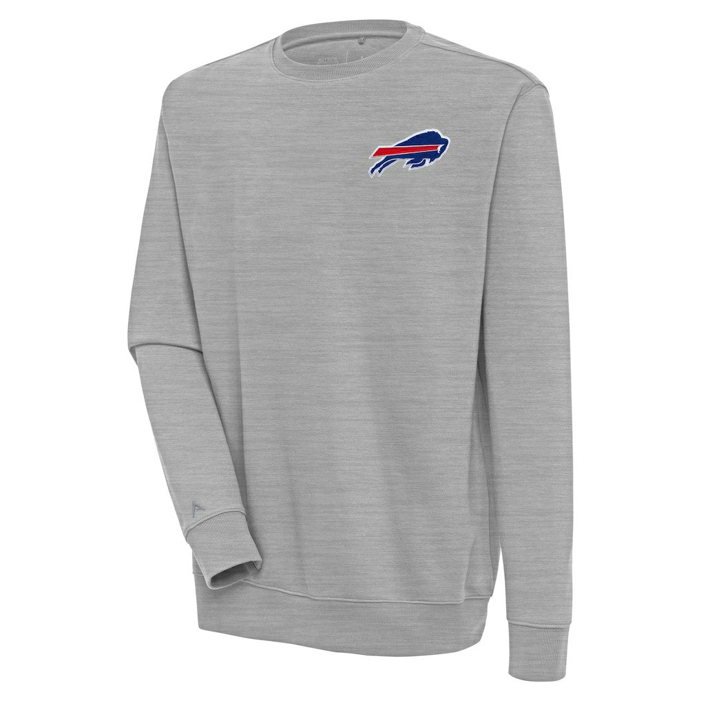Buffalo Bills Antigua Victory Pullover Sweatshirt - Heather Gray - NFL
