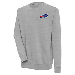 Buffalo Bills Antigua Victory Pullover Sweatshirt - Heather Gray - NFL