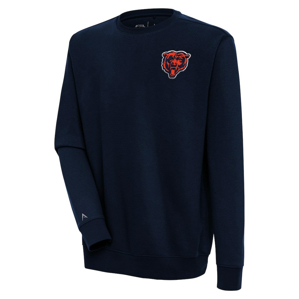 Chicago Bears Antigua Victory Pullover Sweatshirt - Navy - NFL
