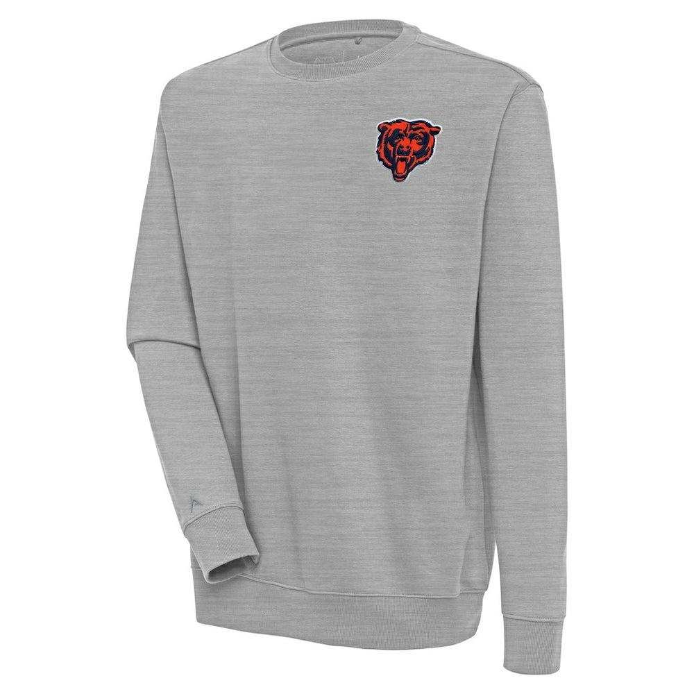 Chicago Bears Antigua Victory Pullover Sweatshirt - Heather Gray - NFL